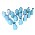 Location vases bouteilles céramique bleu tiffany