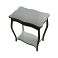 Location table appoint sellette bois patiné gris