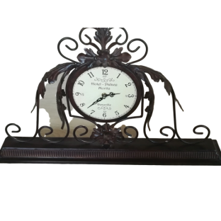 LOCATION horloge de table rétro vintage métal