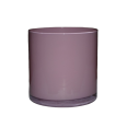 LOCATION vase rond pot en verre rose bonbonnière