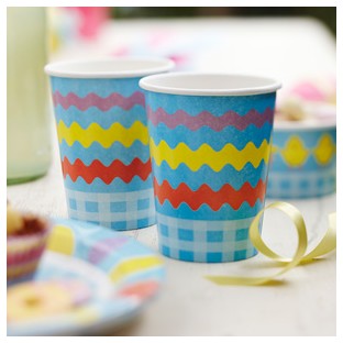 Easter Chick Paper Cups x 8