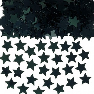 Confettis étoiles à parsemer, noir