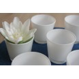 Photophore vase blanc