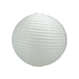 1 lanterne chinoise blanc 50 cm