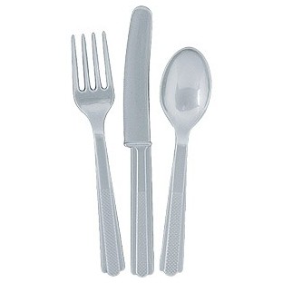 Silver Party Assorted Cutlery