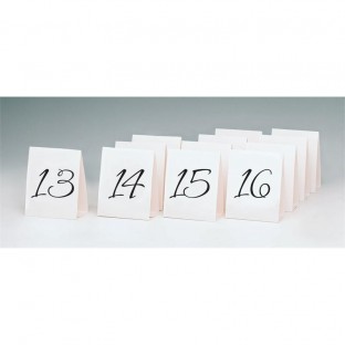 WEDDING TABLE NUMBER TENT 1 - 12
