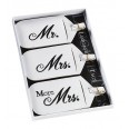 Set of 3 Mr&Mrs Luggage Tags