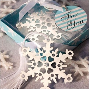 Snowflake Bookmark in gift box
