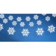 Snow Flakes garland, 155 cm, white, 1 pc 