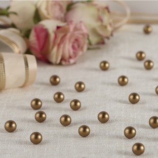 Matt Gold Table Pearls 