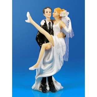Figurine "Bride carried on hands"