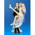 Figurine mariée sexy humoristique gâteau mariage