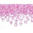 Perles diamant de table rose pâle 12mm