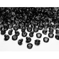 Perles Diamant confettis de table noir 12 mm