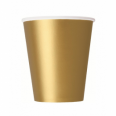 Gold party paper cups