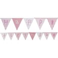 Pink happy birthday bunting