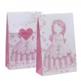 Pink Party Bags & Heart Stickers - Princess Party 