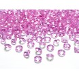Perles diamant de table rose bébé 12mm