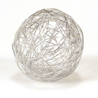 Turquoise wire ball 6 cm (x 15)