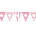 Paper Personalised Pennant Banner - Baby Pink