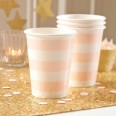 Pastel Pink paper cups
