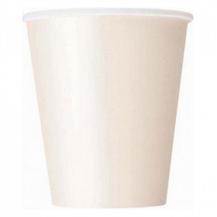 Ivory party paper cups