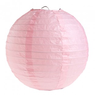 Pink paper chinese lanterns (x 3)