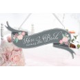 Here Comes the Bride Banner Sign