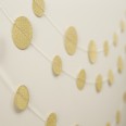 Guirlande confettis gold glitter party paillettes 5M
