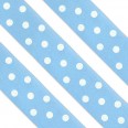 Polka dots cake ribbon blue 1M