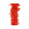 Boa rouge accessoires en plumes deco