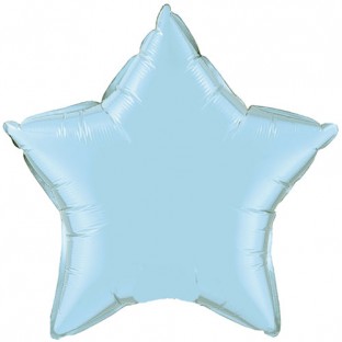 11" Pastel Pearl Light Blue Solid-colour Latex Balloons
