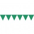 Banderole fanions vert pois blanc