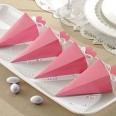 50 baby pink cone favour boxes 