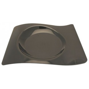Forma plate black (6pc)