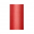 Tulle rouge mariage 15 cm 9M