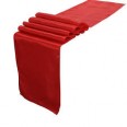 Tissu satin rouge 36cm 9M chemin de table