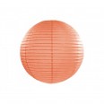 1 lanterne japonaise en papier orange pastel 35 cm