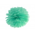 Le pompon en papier vert menthe 35cm