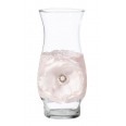 Location dentelle rose blush contour habillage vase bouteille