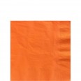 125 serviettes en papier orange 25cm