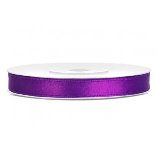 Purple satin ribon 6mm