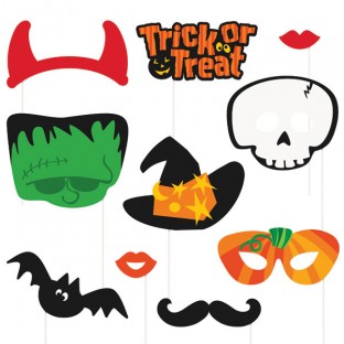 10 accessoires photo booth Halloween