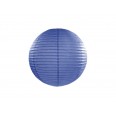 1 lampion boule japonaise bleu royal 35 cm