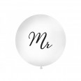 Le ballon géant rond mariage "Mr"  40cm
