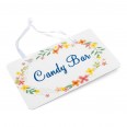 Pancarte "candy bar" fleurs champêtre bucolique
