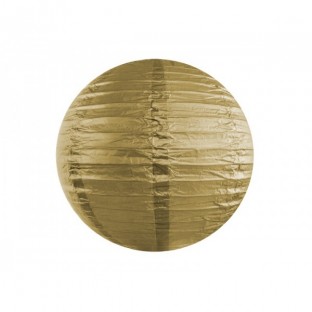 1 lanterne japonaise en papier doré 35cm