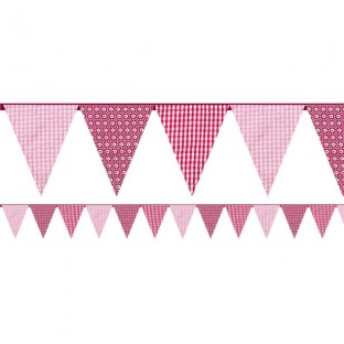 Pink n Mix Fabric Bunting