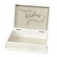 Vintage lace kraft wedding white card box