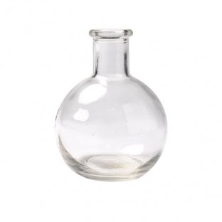 LOCATION vase boule fiole soliflore en verre